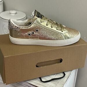 Vintage Havana NEW Adalene Rose Gold Glitter Womens Size 8 Kids Size 7 Fashion